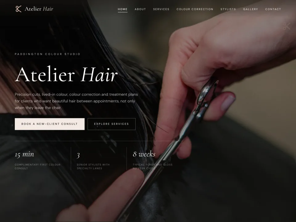 Hair Salon template